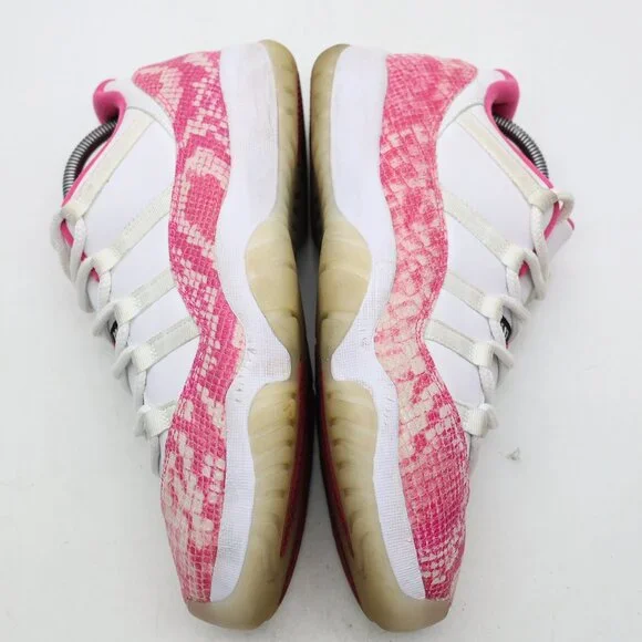 Nike Air Jordan 11 Low Retro XI Pink Snakeskin Women's US Size 11 AH7860-106